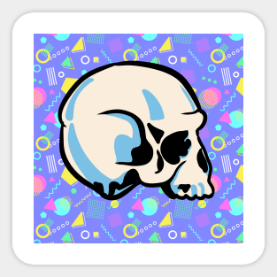 Skull Aesthetic Design Sticker